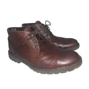 Rockport Men\'s Soft Leather Chukka Boots Saddle Brown Size 10 CH2749 Lace Up Rockport Men main image 4